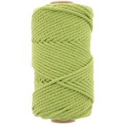 3mm Macramé cotton cord spool - Mint x50m|raw }}
