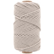 3mm Macramé cotton cord spool - linen x50m|raw }}