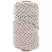 3mm Macramé cotton cord spool - linen x50m