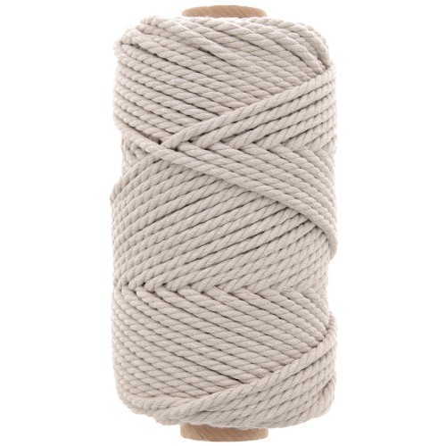 3mm Macramé cotton cord spool - linen x50m
