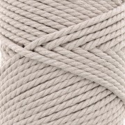 3mm Macramé cotton cord spool - linen x50m