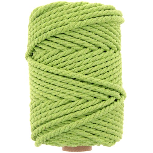 5mm Macramé Cotton Cord Spool - Mint x50m