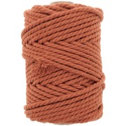 5mm Macramé Cotton Cord Spool - Cinnamon x50m|raw }}
