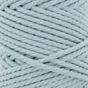 Spool of 5mm cotton cord for macramé - Celeste  x50m