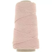 Macramé combed cord spool Cotton Supreme 3XL - Nude x75m