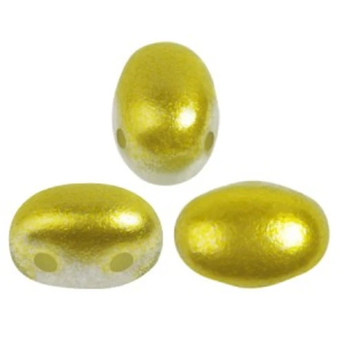 7x5mm Glass beads Samos® by Puca® - Ice Slushy Pineapple x10g
