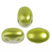 7x5mm Glass beads Samos® by Puca® - Ice Slushy Lime x10g