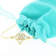 100x120mm Velvet Jewellery Pouch - Light Grey x1