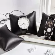 Display Cushion for Wristbands and Watches - Imitation Leather - Black x1
