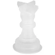 Silicone mold to make the 3D chessboard bishop 46x24 mm resin x1