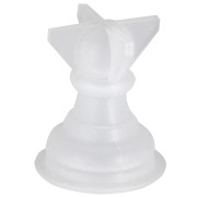 Silicone mold to make the 3D chess pawn 31x21 mm resin x1
