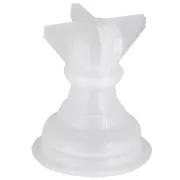 Silicone mold to make the 3D chess pawn 31x21 mm resin x1