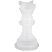 Silicone mold to make the 3D queen of the chessboard 55x24 mm resin x1