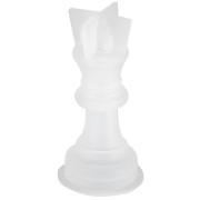 Silicone mould to make the 3D king of the chessboard 65x34 mm in resin x1
