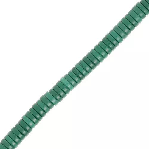 5x1.5mm Round beads Heishi imit gemstone dark green dyed Agate x40cm