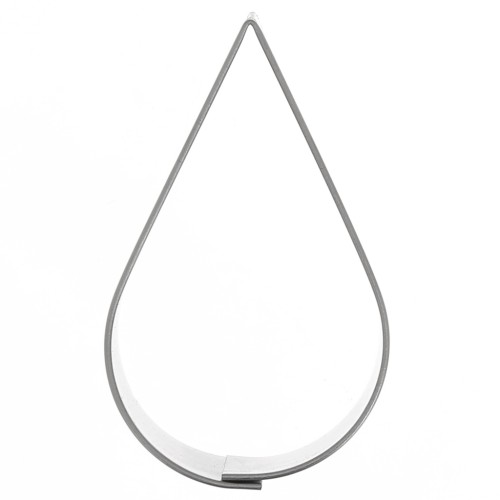 56x34mm Stainless Steel cookie cutter for modelling - Water drop x1