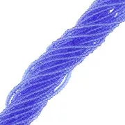 Preciosa 13/0 Charlotte cut seed beads - Sapphire x10g