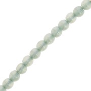 3mm Czech recycled glass beads - Alabaster Fern Green x50|raw }}