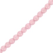 3mm Czech recycled glass beads - Alabaster Rose Taupe x50|raw }}