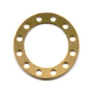 Mounting loop 18mm Gold tone x1|raw }}
