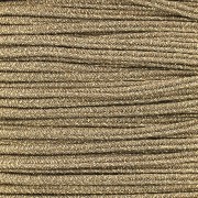 3mm Italian-made Luxor Soutache - Brown - Gold x1m