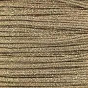 3mm Italian-made Luxor Soutache - Brown - Gold x1m