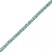 3mm Italian-made Luxor Soutache - Ice Blue - Silver x1m