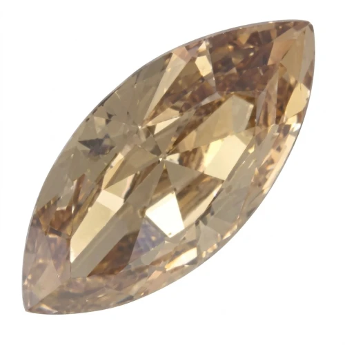 PureCrystal Navette 15x7mm Crystal Golden Shadow