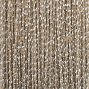 0.5mm Luxor Italian thread spool - Light brown - Silver x50m