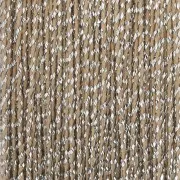 0.5mm Luxor Italian thread spool - Light brown - Silver x50m