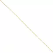 1.65mm cable mesh Chain - Fine Gold Plated x50cm