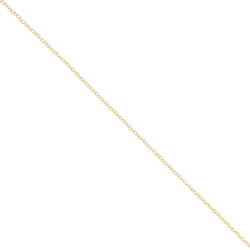 1.65mm cable mesh Chain - Fine Gold Plated x50cm