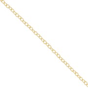 1.65mm cable mesh Chain - Fine Gold Plated x50cm