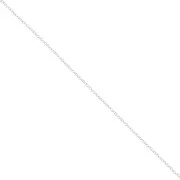 1.65mm cable mesh Chain - Fine Silver plating x50cm