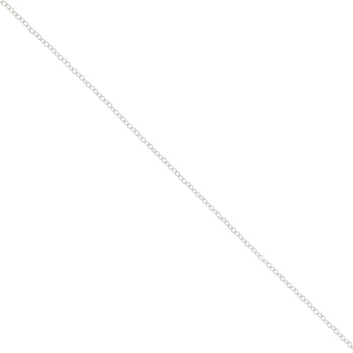 1.65mm cable mesh Chain - Fine Silver plating x50cm