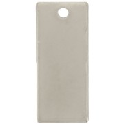 21x9mm 304 Stainless Steel Rectangle Pendant x1|raw }}