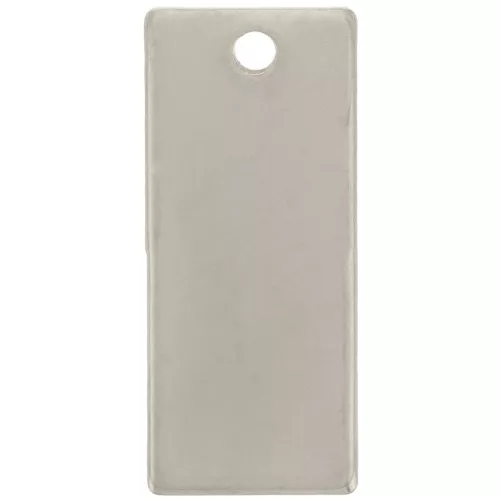 21x9mm 304 Stainless Steel Rectangle Pendant x1
