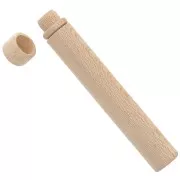 91x13.5mm raw wood needle cases x2