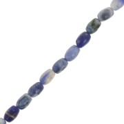6.5x4mm Gemstone olive beads - Sodalite x39cm