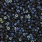 Miyuki Seed Beads 11/0 4555 - Jet AB x8g
