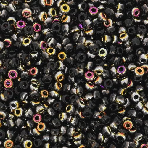 Miyuki Seed Beads 11/0 4560 - Black Marea x8g