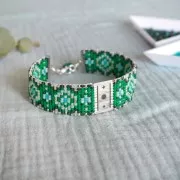 16x11mm Weaving moon spacer for Miyuki 11/0 by Perles & Co - Fine gold plated x1