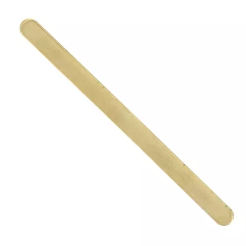 66x4.7mm Ring to shape and personalise - Raw brass x1