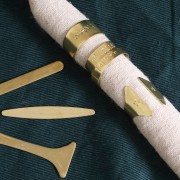 66x4.7mm Ring to shape and personalise - Raw brass x1