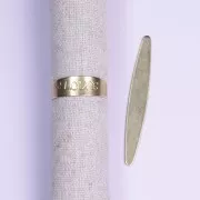 49x7mm Ring to shape and personalise - Raw Brass x1