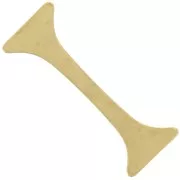 54x20mm Ring to shape and personalise - Raw Brass x1