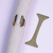 54x20mm Ring to shape and personalise - Raw Brass x1