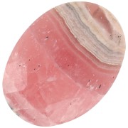 18x13mm Oval faceted gemstone cabochon - Rhodochrosite x1|raw }}