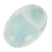 14x10mm Oval gemstone cabochon - Larimar x1|raw }}