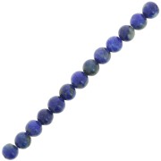 3mm gemstone Round beads - Lapis lazuli x25|raw }}